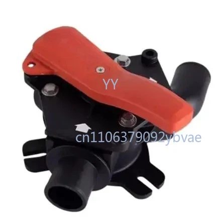 Marine Waste Tank Y-Valve Marine Toilet Drain Valve For Boats And RVs, 3/4
