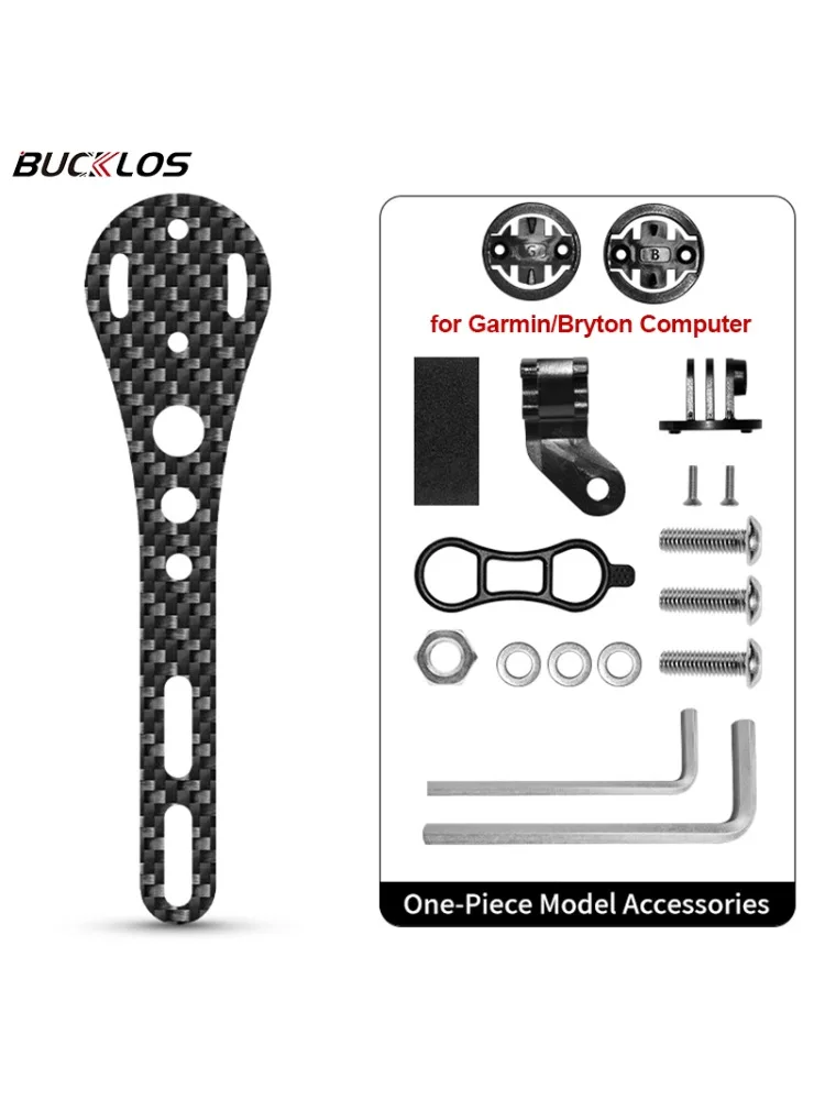 AliExpress BUCKLOS Bike Computer Mount Carbon Fiber Ultralight Bicycle Speedometer Bracket for Gramin Road Cycling GPS Holder for Bryton
