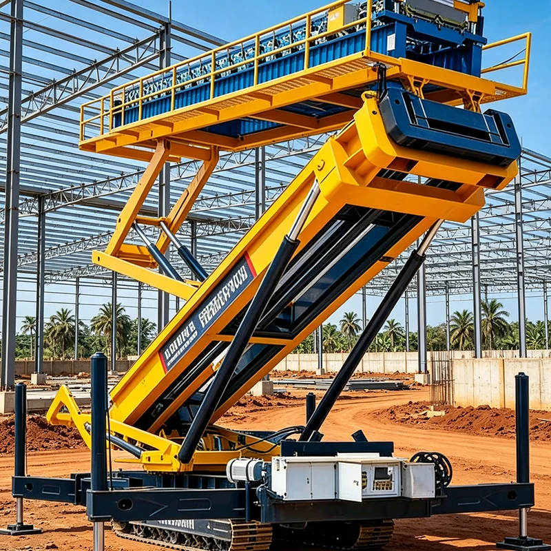 Automatic Construction Roof Sheet Hoist Machine for Metal Roofing Panel High Altitude Installation Work Use