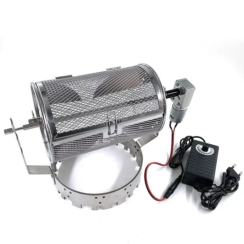 

Electric Manual Coffee Roaster Coffee Bean Nuts Baking Machine Home Outdoor Roasting Machine Stainless Steel