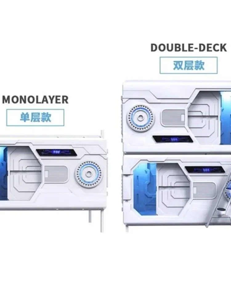 Space Equipment Cabin Double Sleeping  Dormitory Shang Bed Rest Cabin E-Sports New Layer