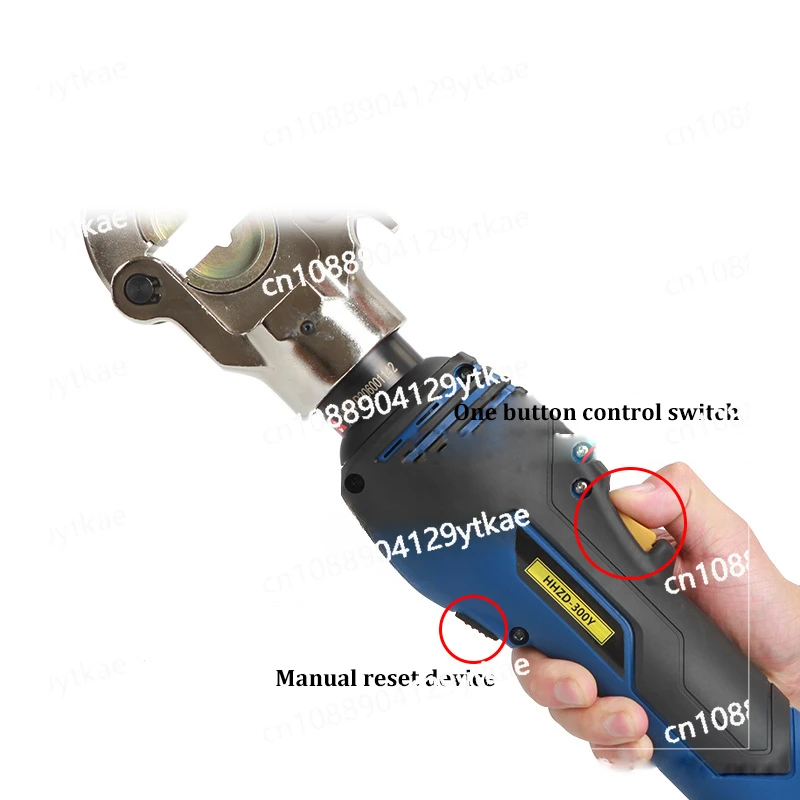 7T Portable Electric Hydraulic Crimping Pliers Copper and Aluminum Wire Crimping Tool Battery Pipe Joint Tool