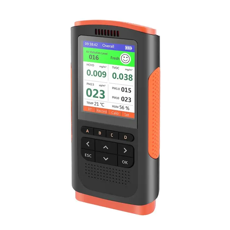 

Детектор формальдегида FFYY, монитор качества воздуха, портативный измеритель PM 2.5, мини-тестер загрязнения воздуха для дома и автомобиля