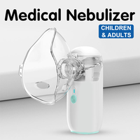 Silent 3.7μm Nebulizer Portable Mini Handheld Inhaler Ultrasonic Inhalator Medical Grade Atomizer Baby Adult Cough Asthma