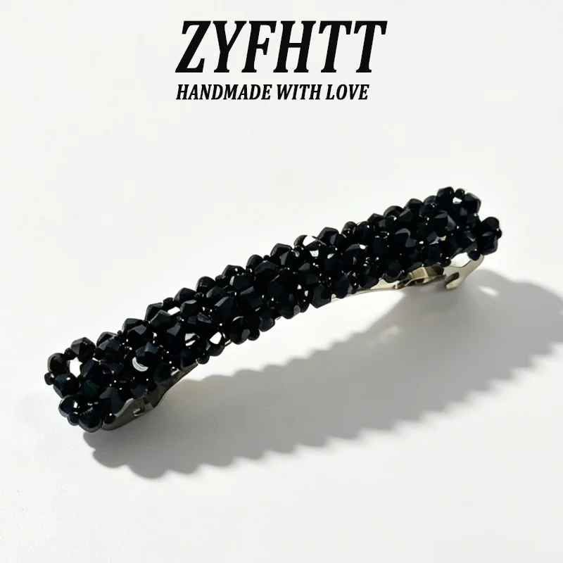 1/3 Stück ZYFHTT Strass-Metall-Haarspange für Damen, Elegante Seitenspange, Modische Mädchen-Haarnadel, Haaraccessoires – Detail 7