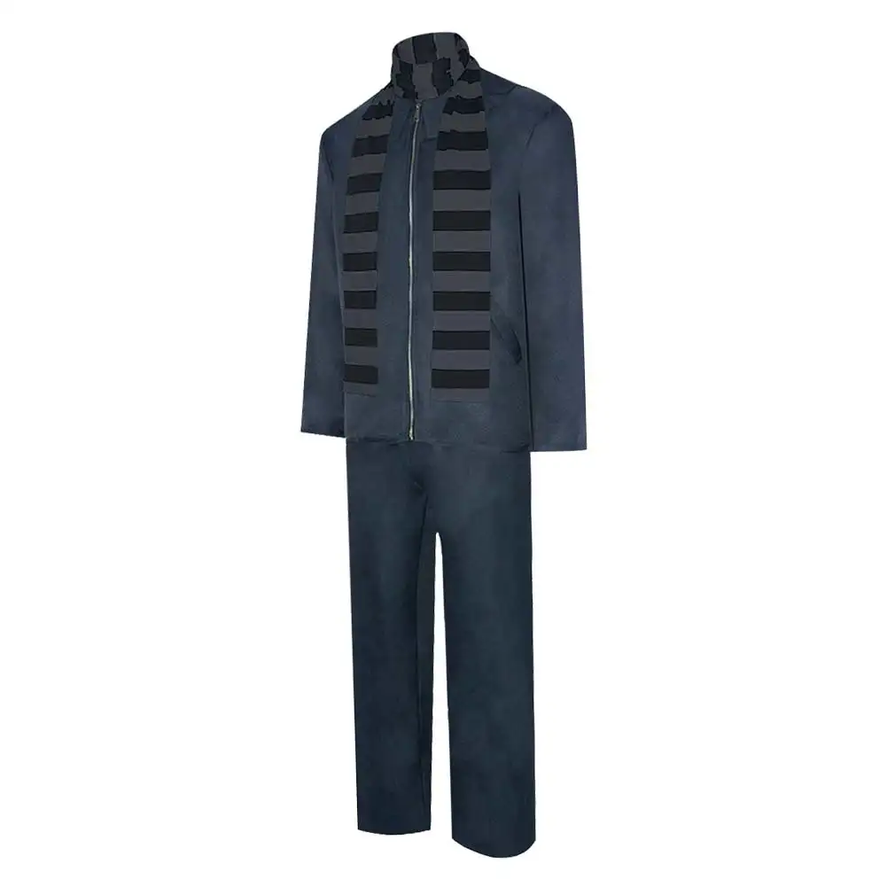 Cartoon Movie Cos Gru Cosplay Costume Outfits Fantasy Jackets Pants Halloween Carnival Suit Accessories For Adult Male Roleplay