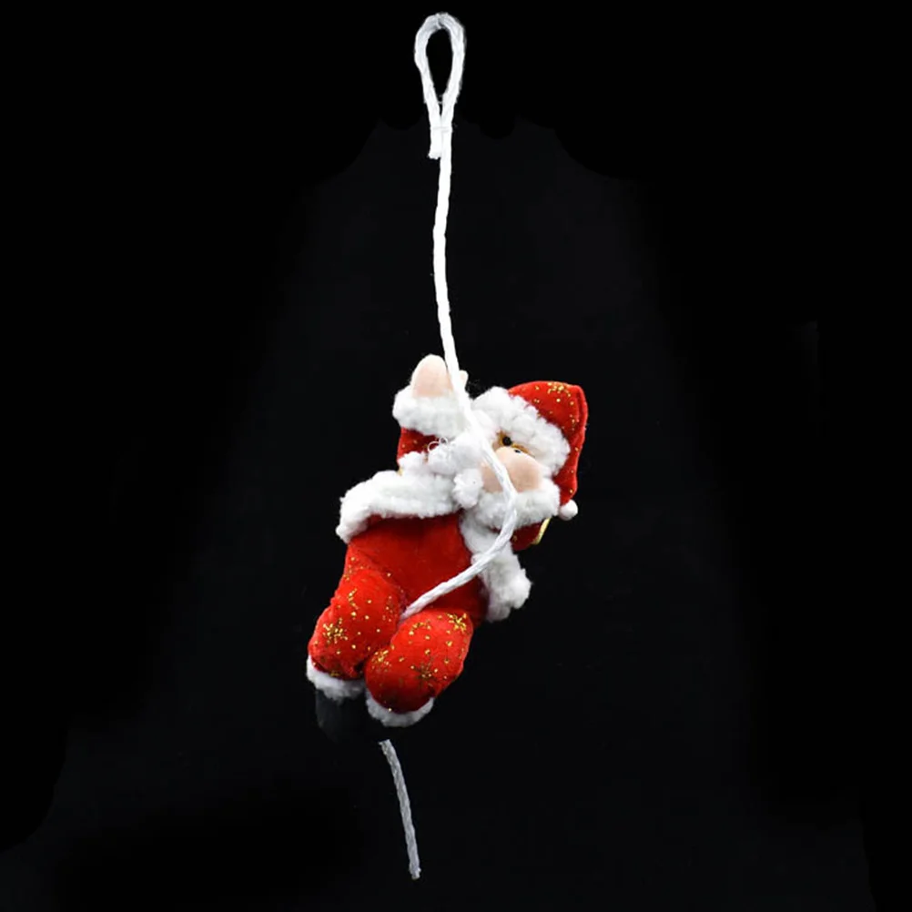 

30Cm Climbing Santa Claus Hanging Ornament Cloth Decor For Christmas Tree Window Door Xmas Decoration Home Party