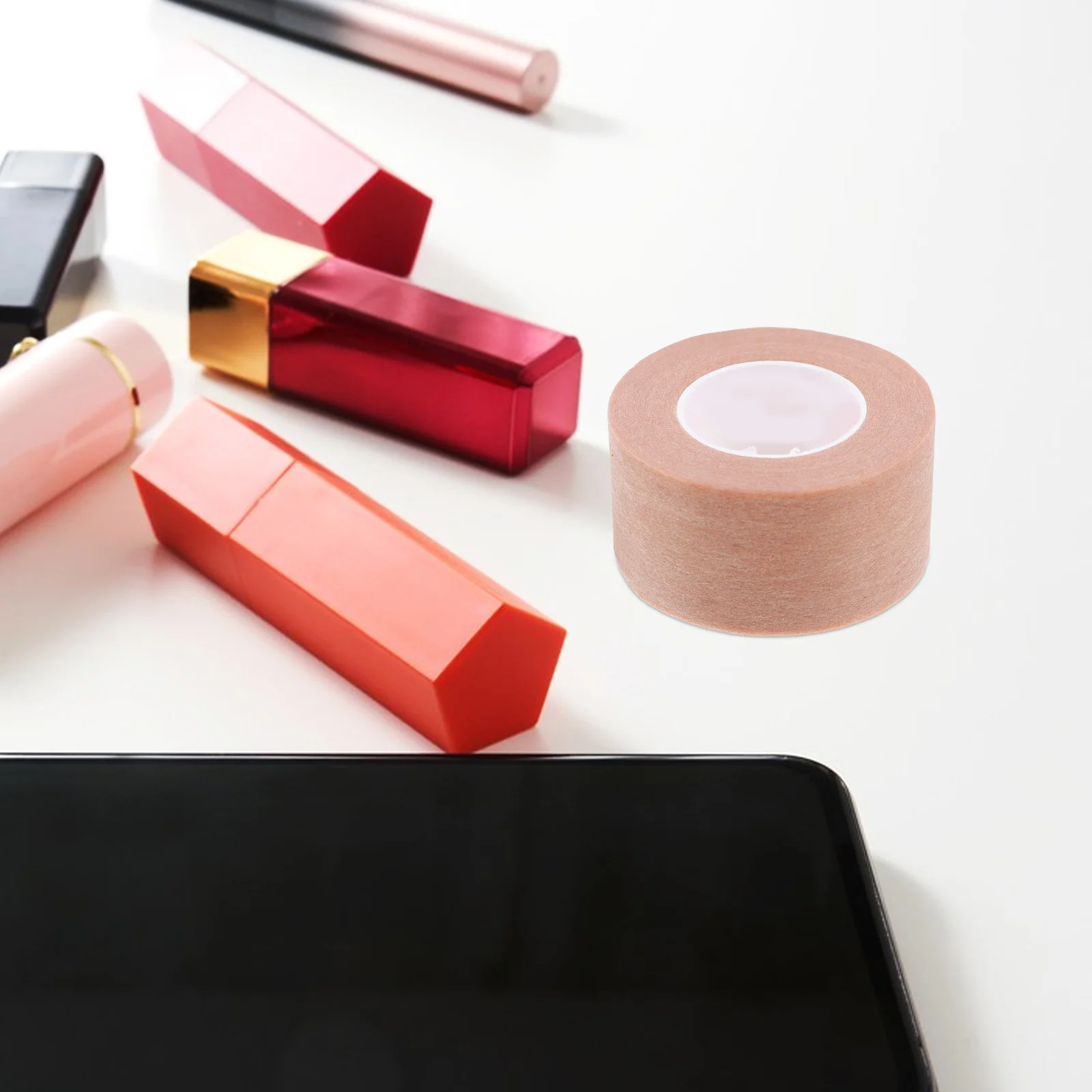 1 rollo de cinta Invisible, pegatina para párpados dobles, adhesivo impermeable, herramienta de elevación de ojos para maquillaje Natural, pegatinas para párpados, maquillaje