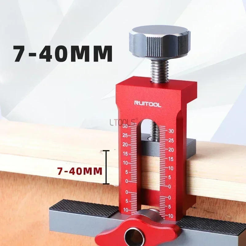 Adjustable Rebounder Punched Mounting Jig Cabinet Door Installation Positioner Woodworking 10mm Doweling Drilling Guide Locator