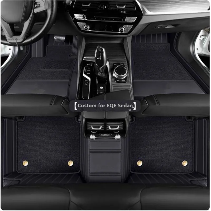 

Custom special car floor mats for Mercedes Benz EQE 350 500 Sedan 2025-2022 waterproof double layers carpets,Good quality Rugs