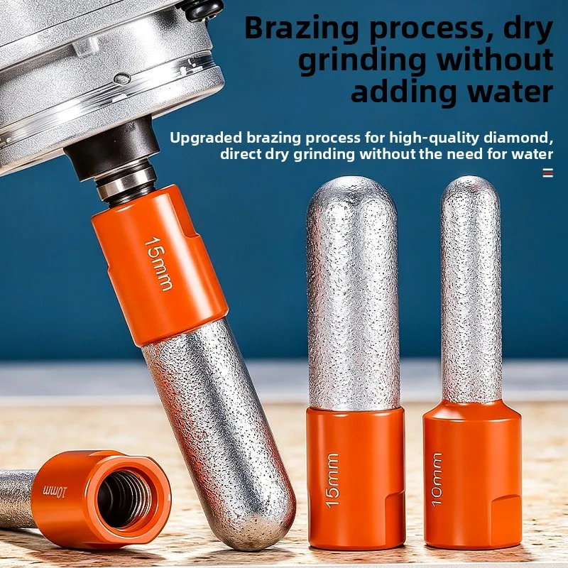 Multi‑Purpose Brazed Grinding Bit, Sand‑Resistant Dry‑Grind Rounding‑Trimming Integrated Fit Angle