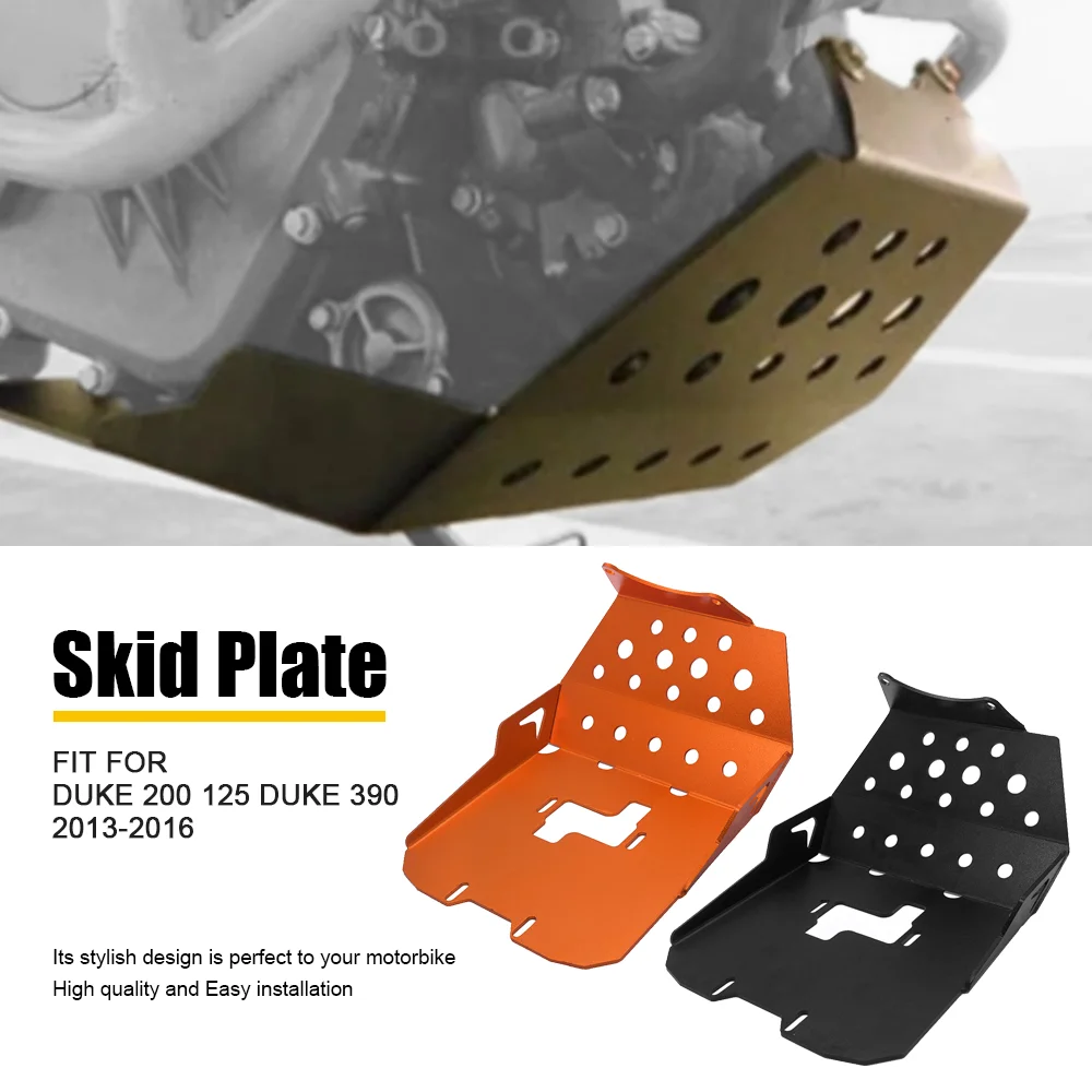 

Motorcycle Engine Base Chassis Guard Skid Plate Belly Pan Protector Cover For DUKE 200 125 390 DUKE 390 DUKE390 2013-2015 2016