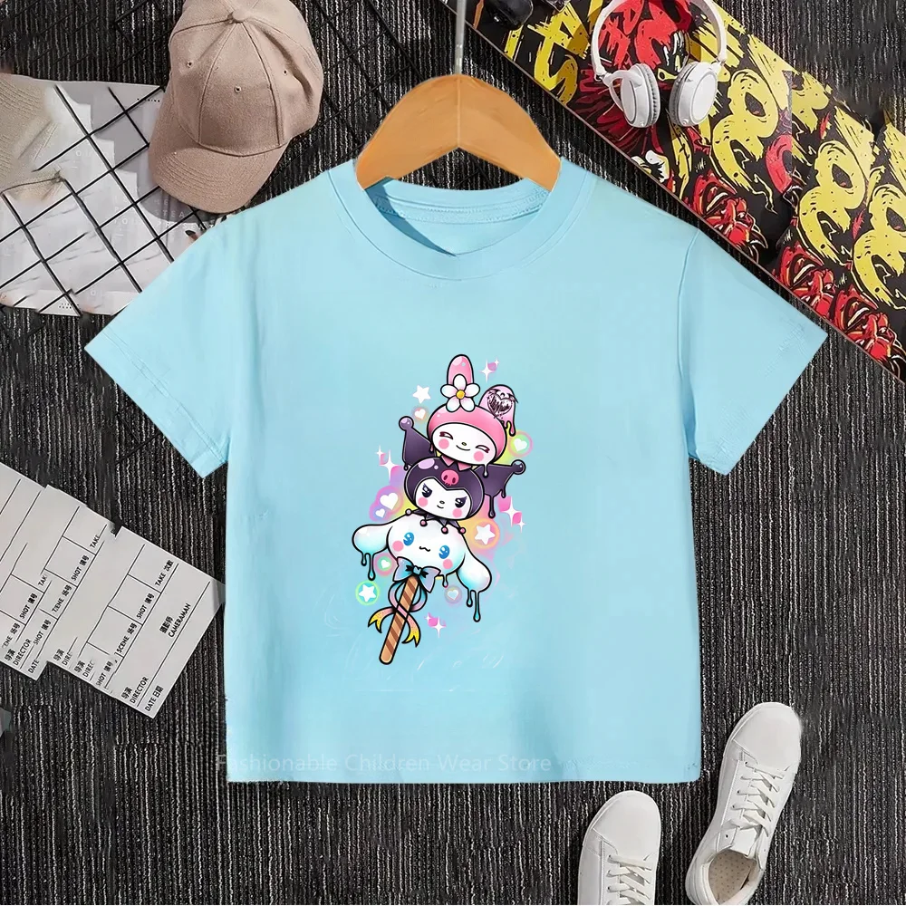 Korean-styled Summer Fashion for Kiddos - Cinnamoroll\'s Tees - Super Elastic Kawaii Tops for Both Boyish and Girlish Styles