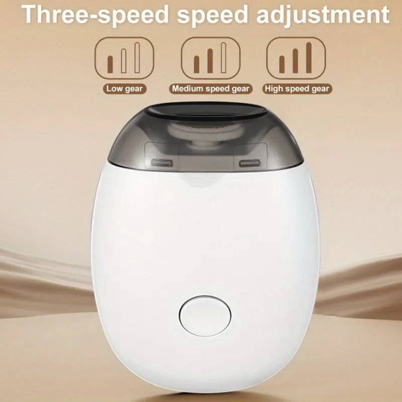 Elektrischer Nagelschneider, wiederaufladbar, schmerzfreie Technologie, automatischer Fingernagel- und Zehennagelknipser mit LED-Licht, Schleifkopfanschluss