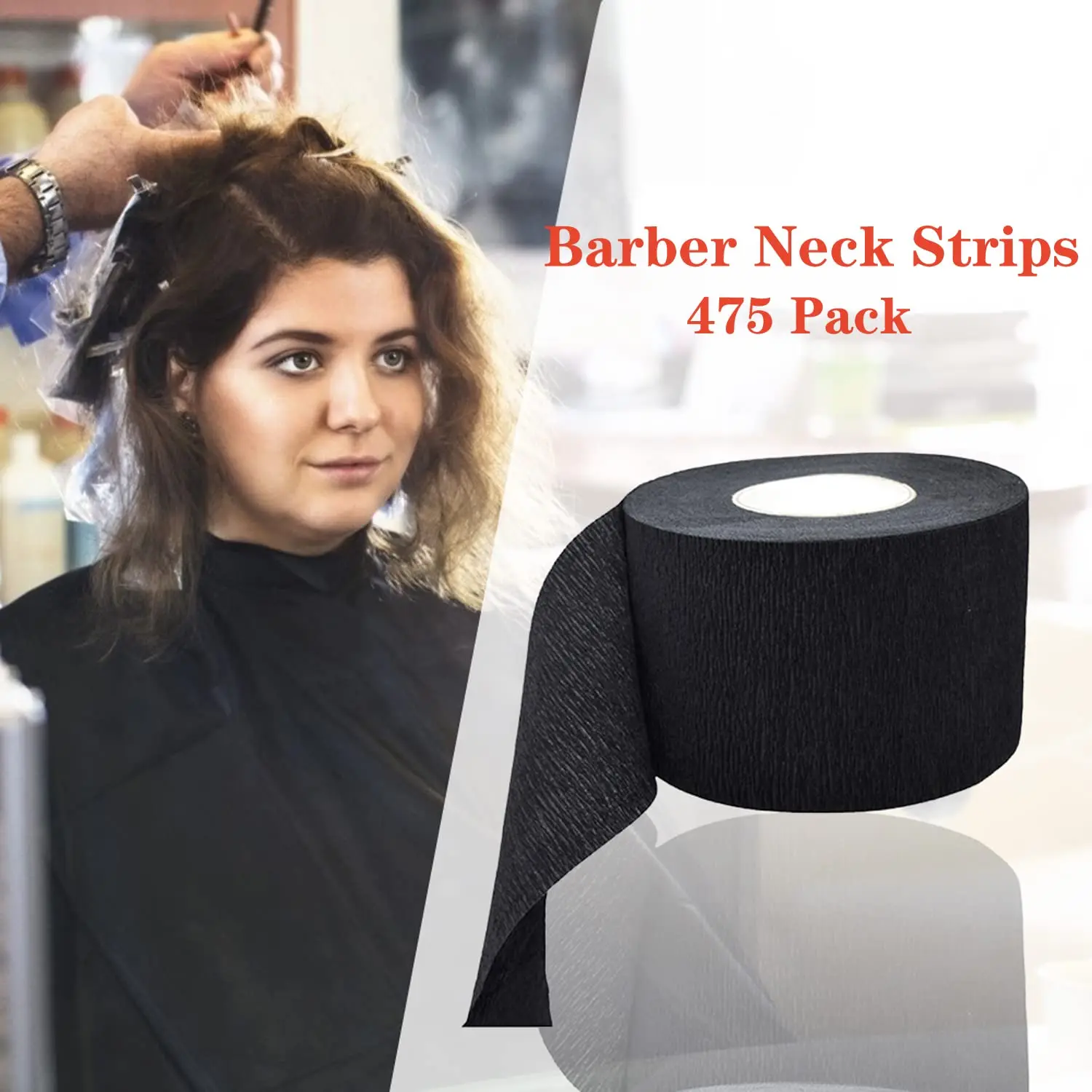 Hair Cutting Accessory Neck Paper, Adjustable Barber Strips