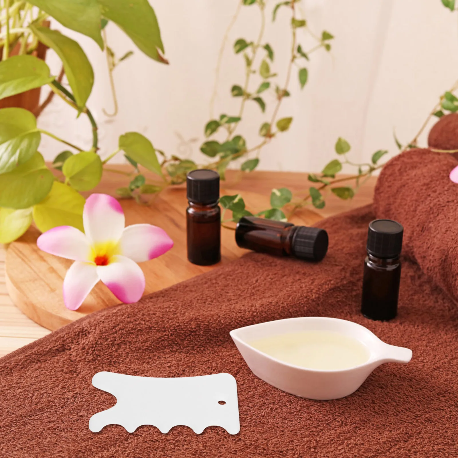 

Ceramic Handmade Facial Massaging Stick White Traditional Scraping Board Face Massager for Women Remove Wrinkles Dark Circles