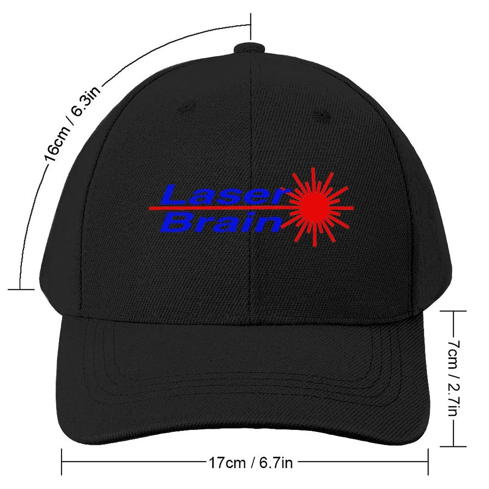 Laser Brain - laser sailing dinghy Baseball Cap Fashion Beach Wild Ball Hat Golf Hat Man funny hat Boy Women's