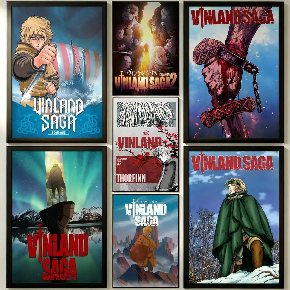 anime Vinland Saga Poster HD Poster Sophisticated Modern Aesthetic Wall Art For Living Room Bedroom Office Cafe Decor