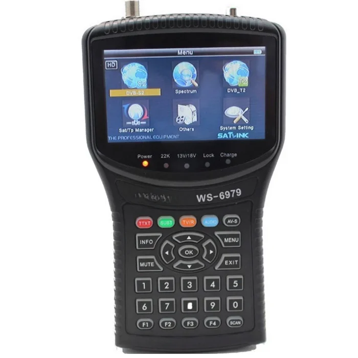 Satlink WS-6979 Combo digital satellite finder meter Spectrum analyzer constellation satellite meter finder