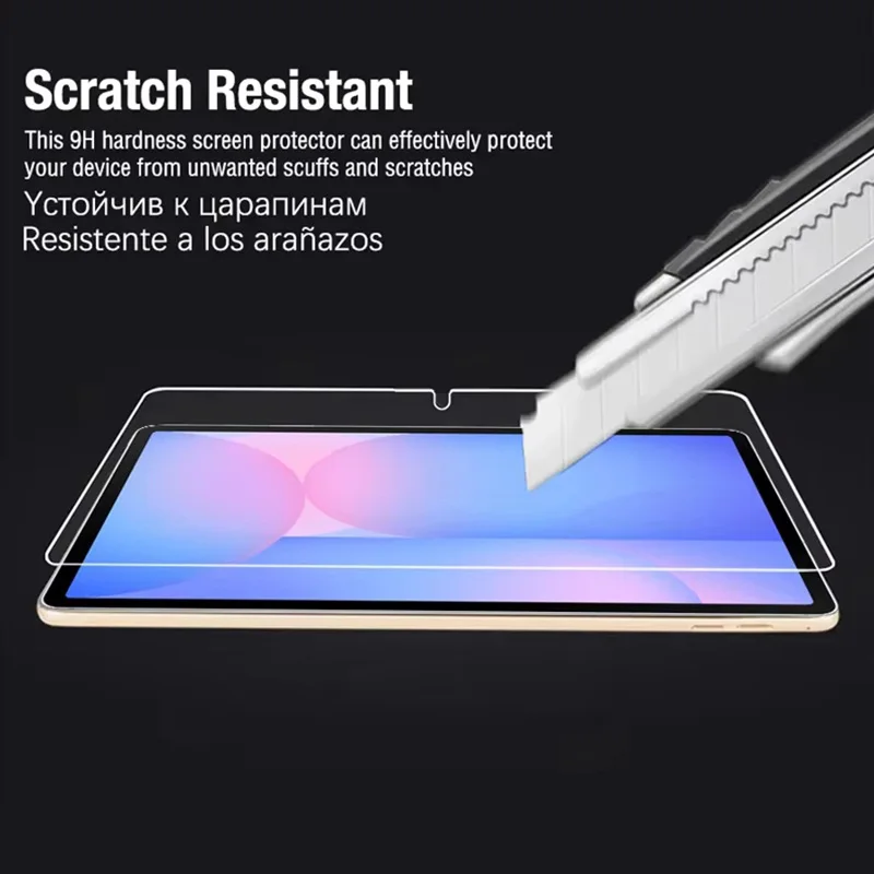 For Samsung Galaxy Tab S10 S9 Fe Plus Tempered Glass Screen Protector For Samsung Tab A8 A9 Plus S8 S7 S6 Lite S10  Lite Film
