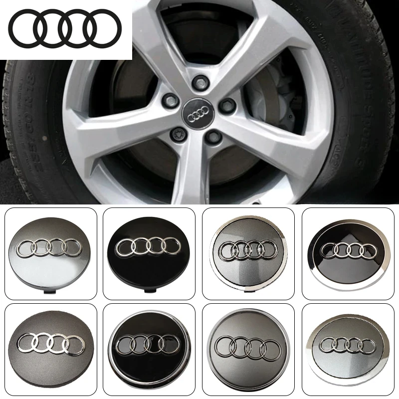 4p 60mm 61mm 68mm 69mm Auto Styling Rad Mittel kappe Naben abdeckungen Abzeichen 4 b0601170 für Audi a3 a4 a5 a6 a7 a8 s4 s6 tt Zubehör