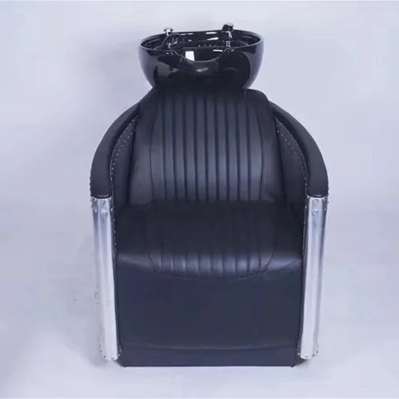 Sitting Shampoo Bed Barber Shop Hair Salon Hair Salon Semi-reclining Shampoo Chair Flush Bed