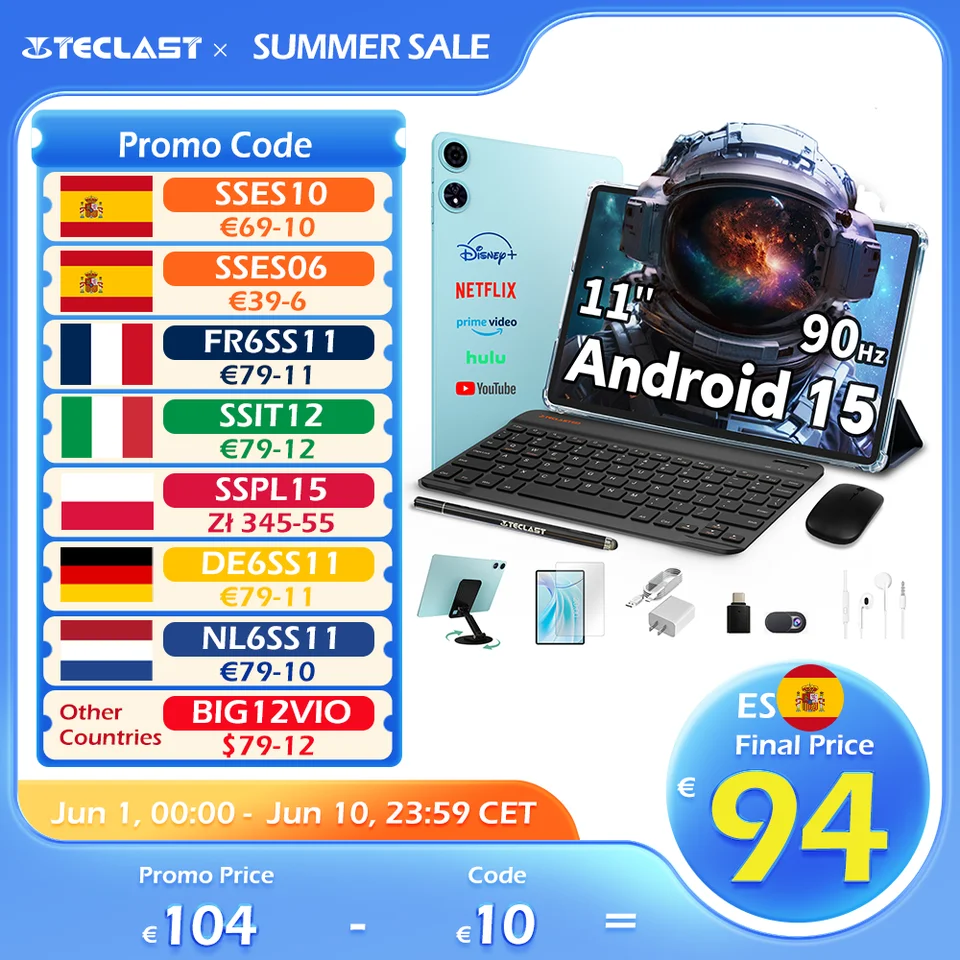 Teclast タブレット P50 ケース Android 15 11 インチ T606 8 コア最大
