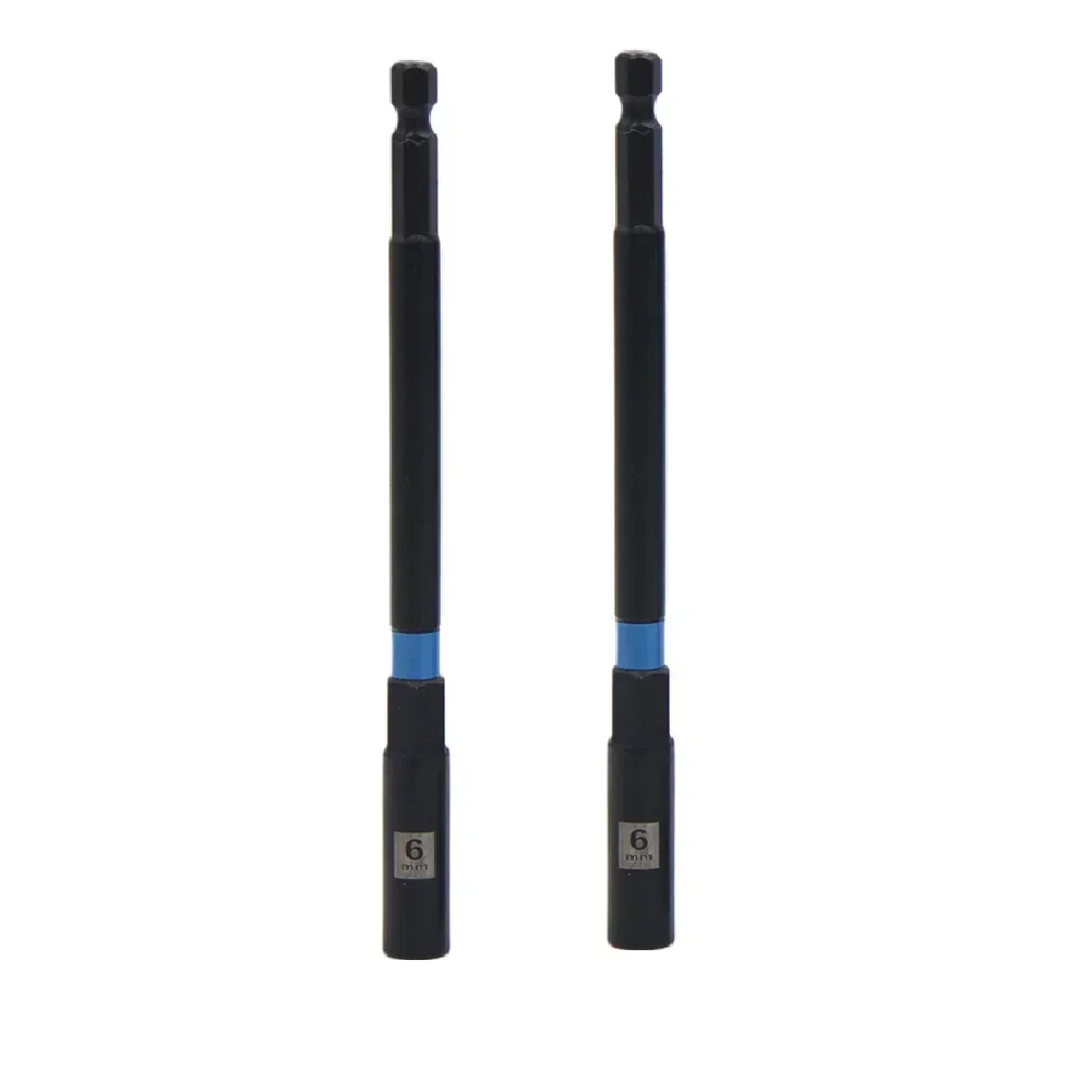 

Socket Pneumatic Screwdriver 6 8 10 12 14mm Drill Bit Adapter 12mm Size 14mm Size 150mm Length 2pcs Set 6mm Size