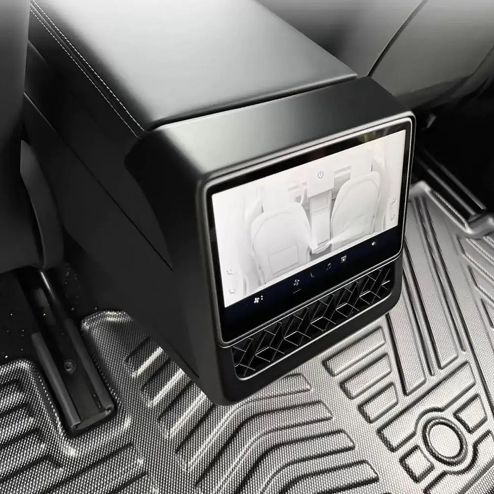 Für Tesla Model YL Y Juniper Model 3 Highland 2026 2025 Rücksitz-Bildschirmschutz Lüftungsgitter AC-Abdeckung Dekor-Modifikationsteile – Detail 18