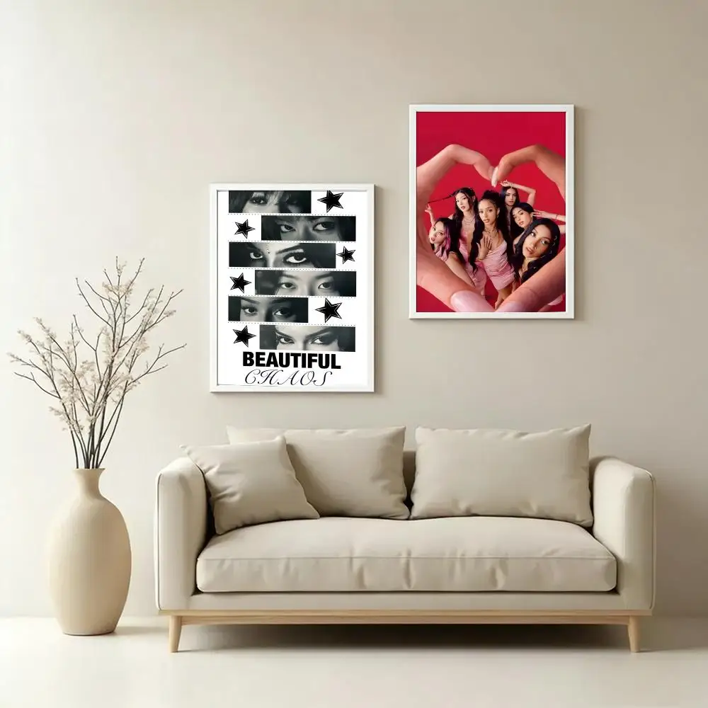 K-pop group K-Katseye Poster Wall art print art suitable for living room bedroom bar parlor home decor gift hot - view 4