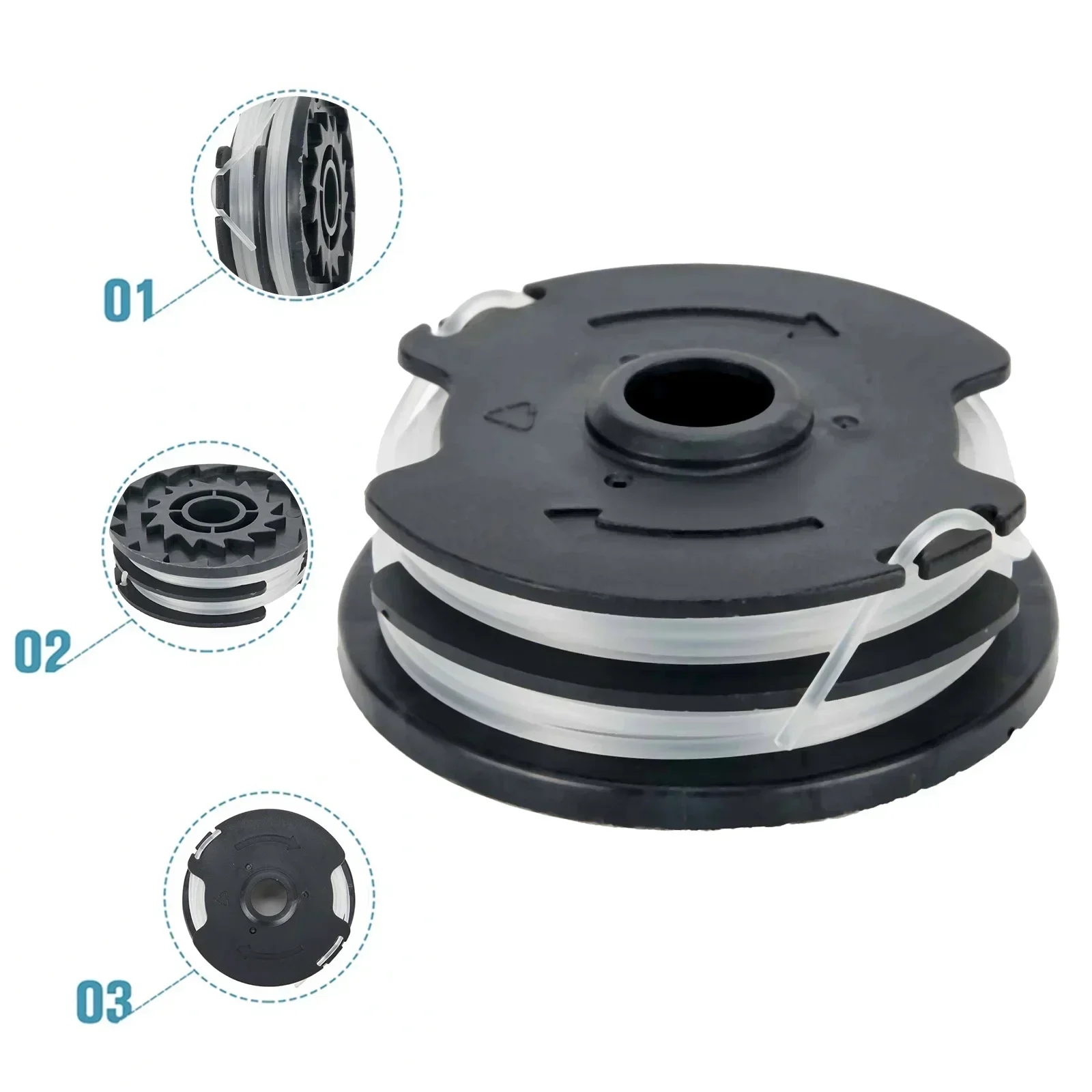 

Tool Parts Thread Spools 2 X 4m A1 B2 C3 Easy To Install PRTA 20-Li A1- IAN 311046 Reliable Replacement Cordless