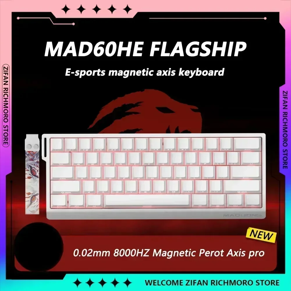 VGN VXE MADLIONS Mad60/68HE Hot Swap Magnetic Switch custom Keyboard Low Delay 8K Polling Rate Mechanical Keyboards for E-sports