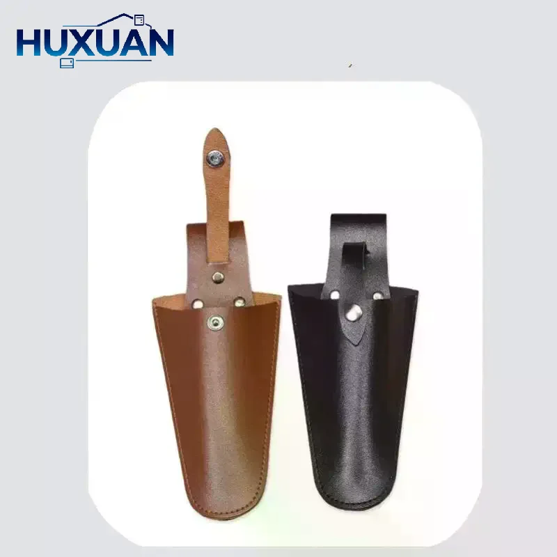 1Pc Gardening Pruning Tool Pouch Leather Tool Bag Electrician Waist Holder Portable Buckle Storage For Pliers And Trimming