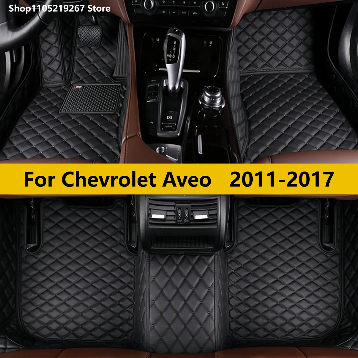 

Автомобильные коврики для Chevrolet Aveo MK2 2011 2012 2013 2014 2015 2016 2017, детали интерьера, аксессуары из искусственной кожи