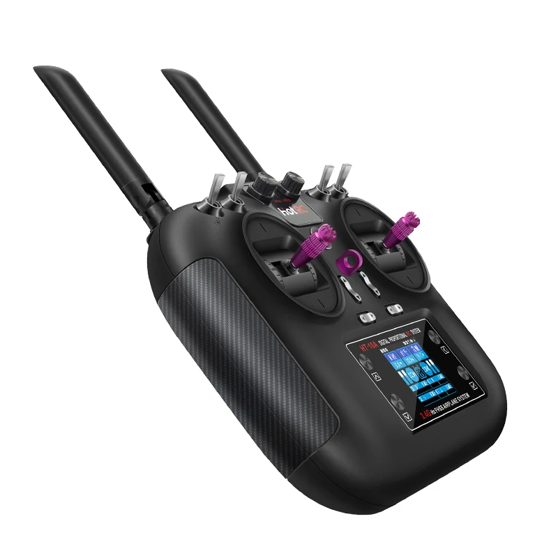 HOTRC HT-10A HT10A 2.4 Ghz 10CH émetteur télécommande avec récepteur F-10A pour avion RC jouet bateau Drone Robot