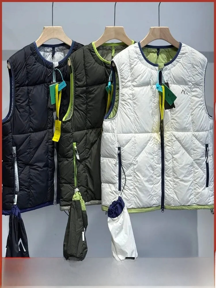

Warmth Faion Color Blo ex Svel Du down Vest Autumn Winter New Arrival High End Polyester Nylon Youth Outerwear