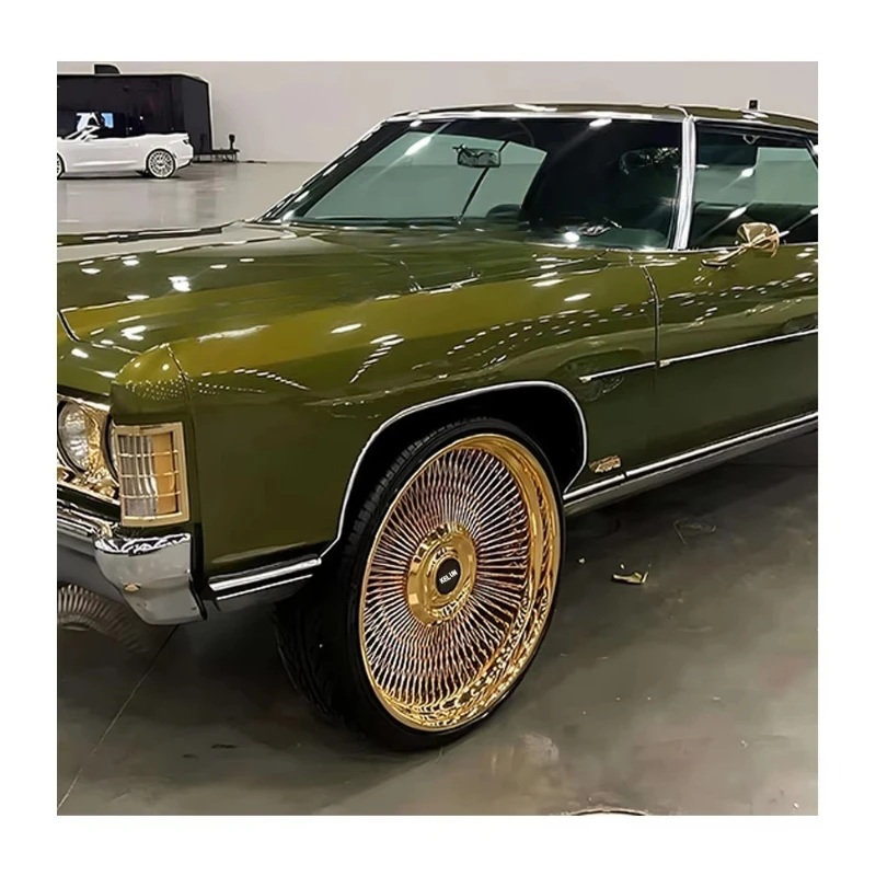 

Custom 26 24 28 Line Spoke Straight Lace Chrome Rim