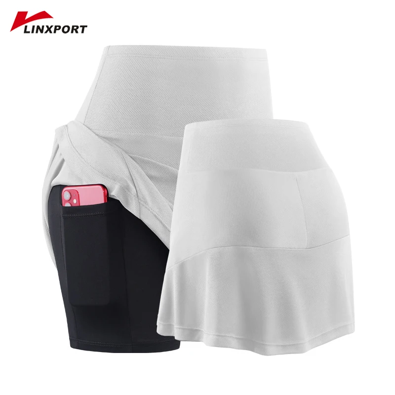 Gym Clothing Women Breathable Underpant Golf Skorts Yoga Sportswear Short Dress with Shorts Tennis Training Jerseys Sports Skirt