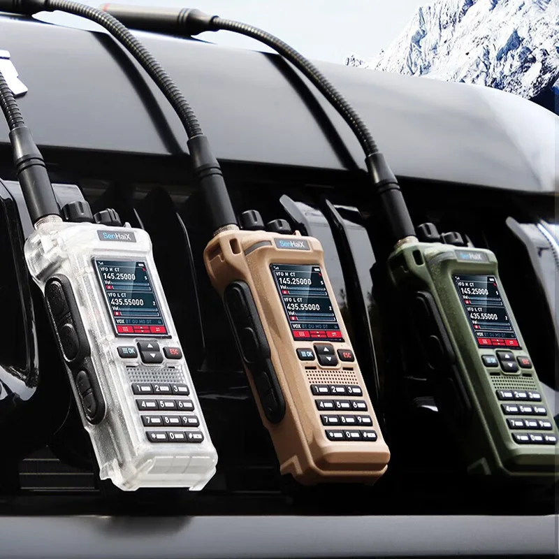 SenHaix GT-12 Full Band PTT ID Identification Resolution Screen High Power Long Range Walkie Talkie