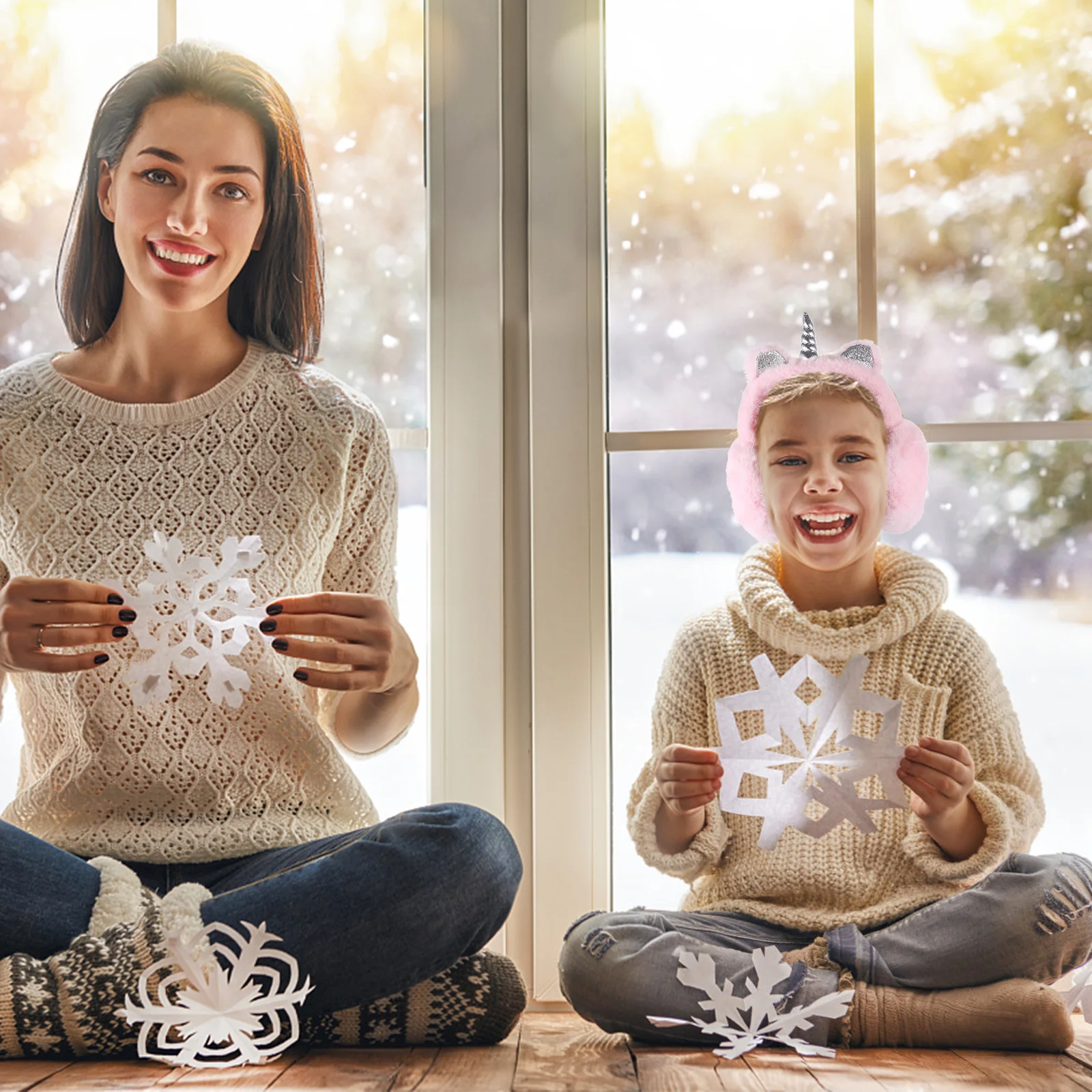 يونيكورن غطاء للأذنين قابل للتعديل الشتاء الخريف الأذن يفشل عدم الانزلاق مريحة تناسب عظيم عيد الميلاد هدية عيد ميلاد يونيكورن غطاء للأذنين #5