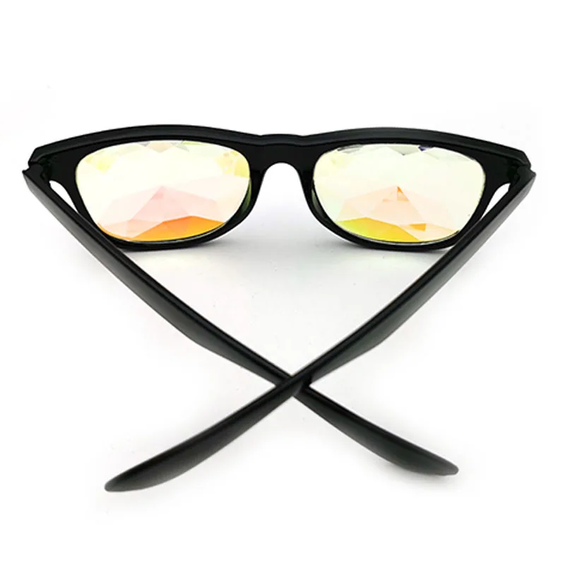 Party Prism Kaleidoscope Glasses Men Square/Ultimate EDM Rave Light Diffraction Festival Women Bar Diffracted Glass Lens Cosplay