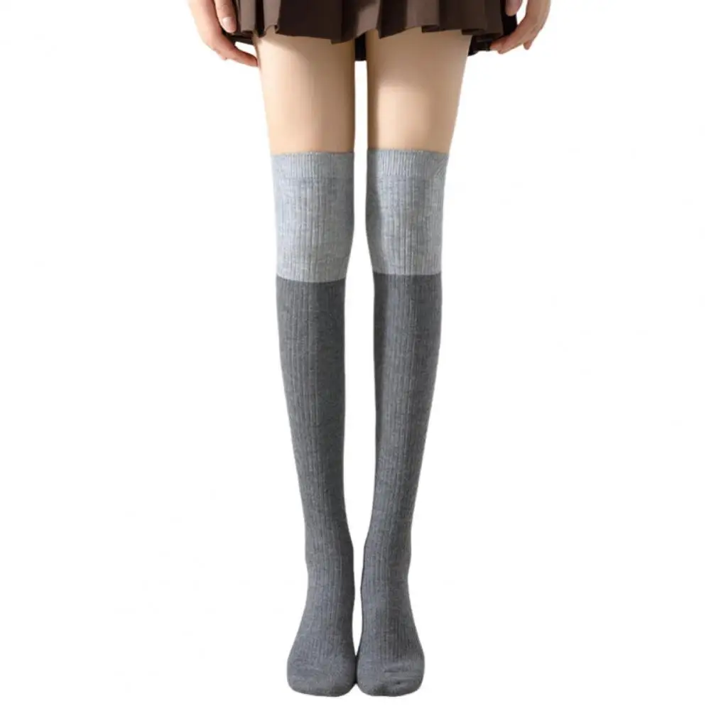 

Temperature-locking Socks Cozy Wool Knit Thigh High Socks for Women Thick Thermal Long Boot Stockings Leg Warmers for Autumn