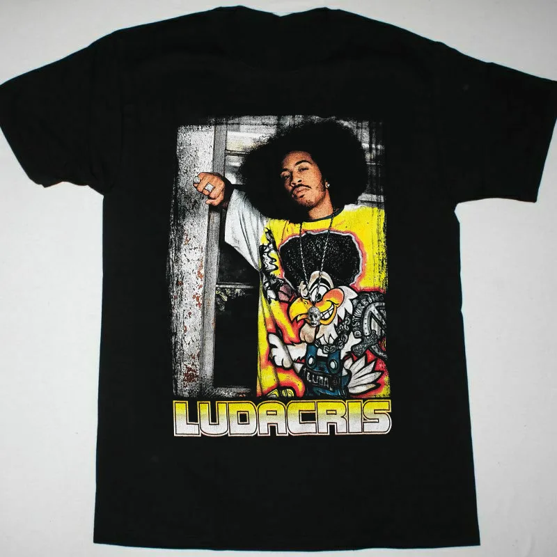 Ludacris Stand Up Album Heavy Cotton Black All Size Unisex Shirt J808 Luxury oversizedAnime pattern clothing