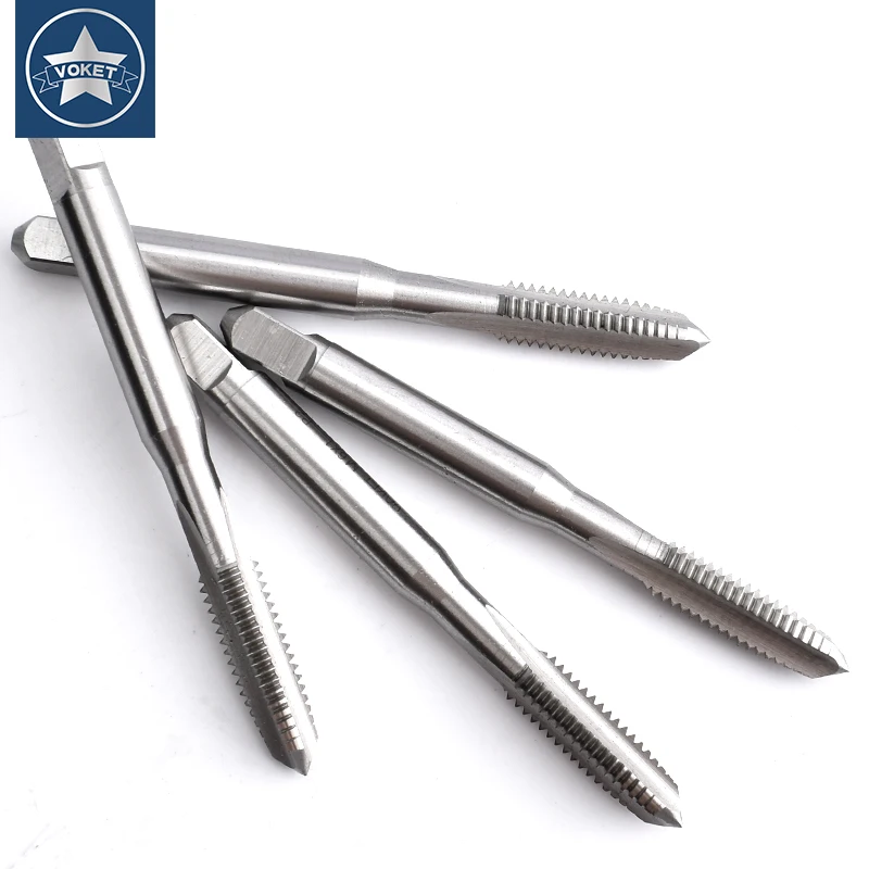 10PCS HSS-E Maschio a mano metrico M1 M1.2 M1.4 M1.6 M1.7 M2 M2.5 M2.6 M3 M3.5 M4 M5 M6 M7 M8 M10 M11 M12 M14 M16 Rubinetti con filettatura