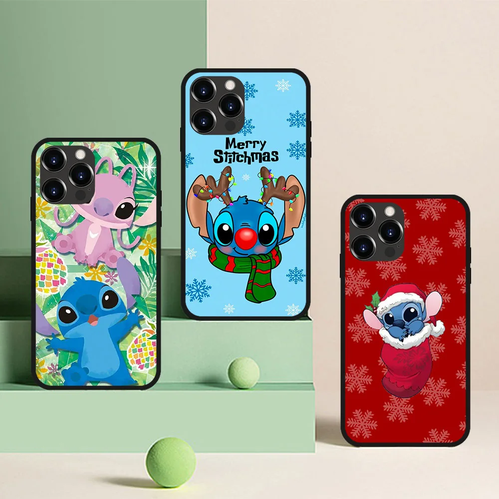 TV-13 Merry Christmas Stitch Soft Case For OPPO Find X3Neo Reno A76 A57 A96 A77 A17 A92S 5Lite 4Z 7 7Z 8 A96 A95 A94 10xZoom