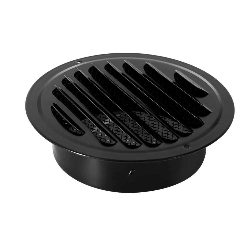 

70-200mm Round Stainless Steel Air Vent Grille Insect Protection Home Exterior Wall Ducting Ventilation Tool Vents Cap