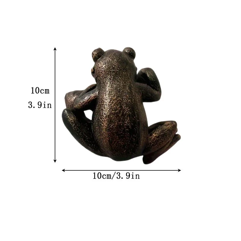 Charmante Frosch-Haken, Verspielte Gartendekoration, Lustige Hängende Blumentopf-Frosch-Statuen-Dekorationen Geeignet für Garten-Blumentopf-Dekoration und Aufhängungen – Detail 3