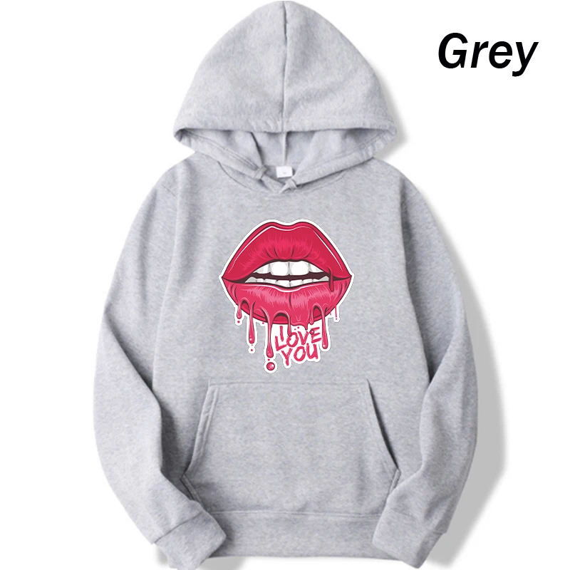 Autumn And Winter Ladies Hoodies Women's Print Hoodies Long Sleeve Hooded Sweatshirts Pullover