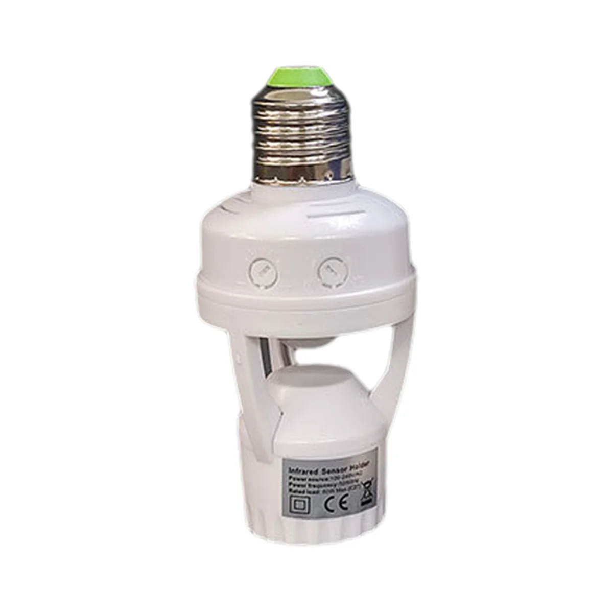 【New User Coupon】E27 PIR Smart Motion Sensor Light Switch Detector Base Lamp Holder Time Delay Adjust Control Bulb Socket
