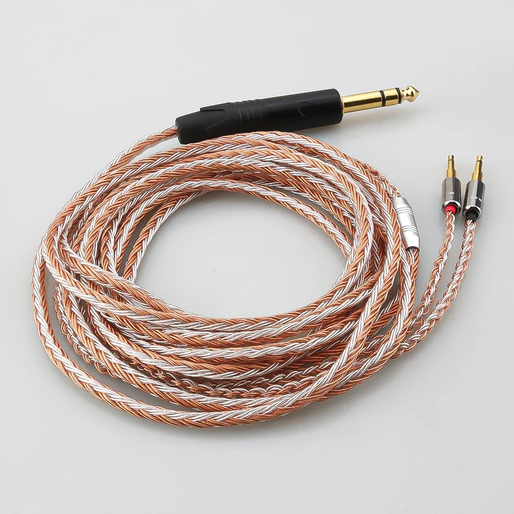 16 Core 4pin XLR/2.5/3.5 มม./4.4 มม.Balance หูฟังสําหรับ 2x2.5 มม.HIFIMAN HE1000 HE400S HE560 Oppo PM-1 PM-2 หูฟังสายอัพเกรด